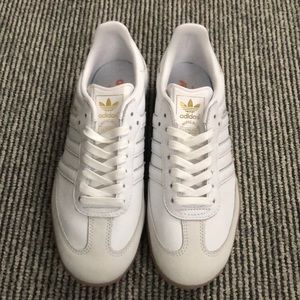 samba sneakers by adidas in white gum